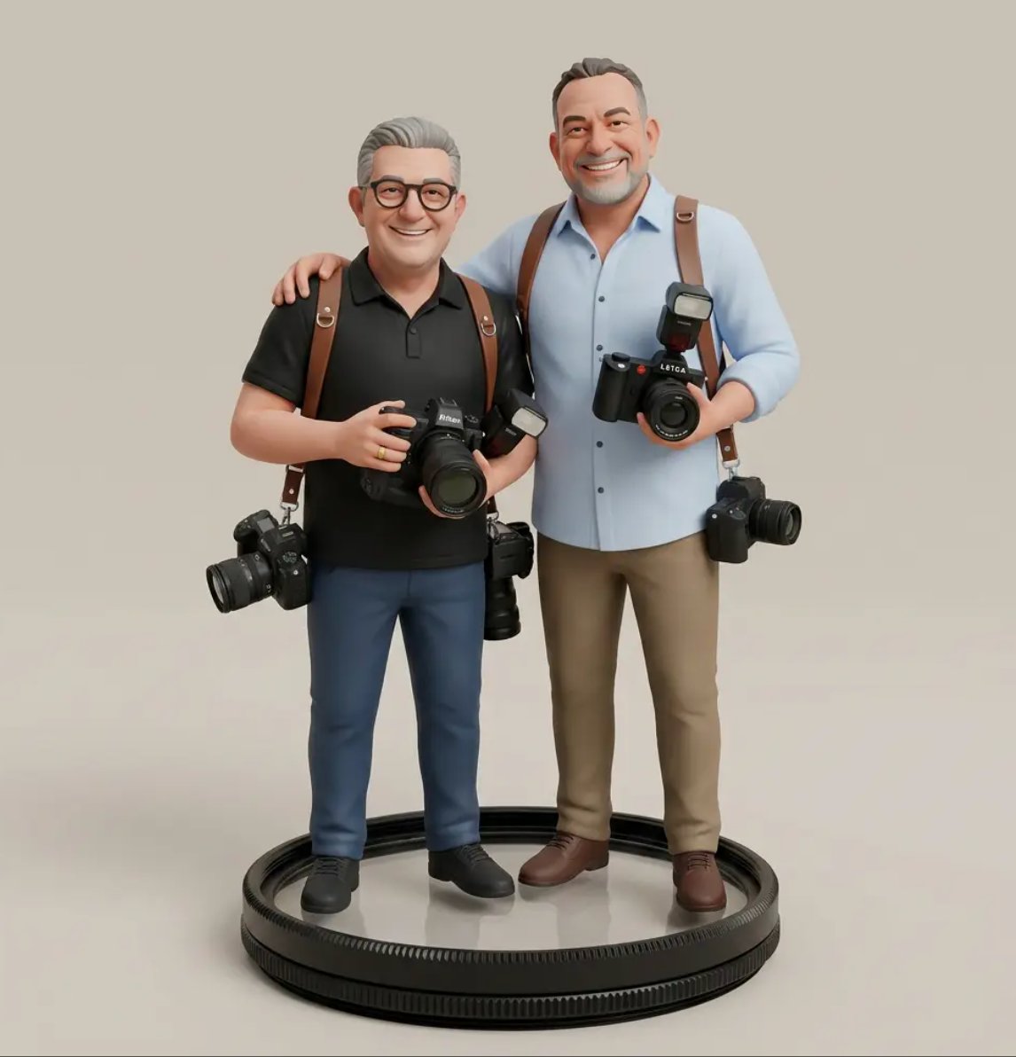 Figurine peinte main