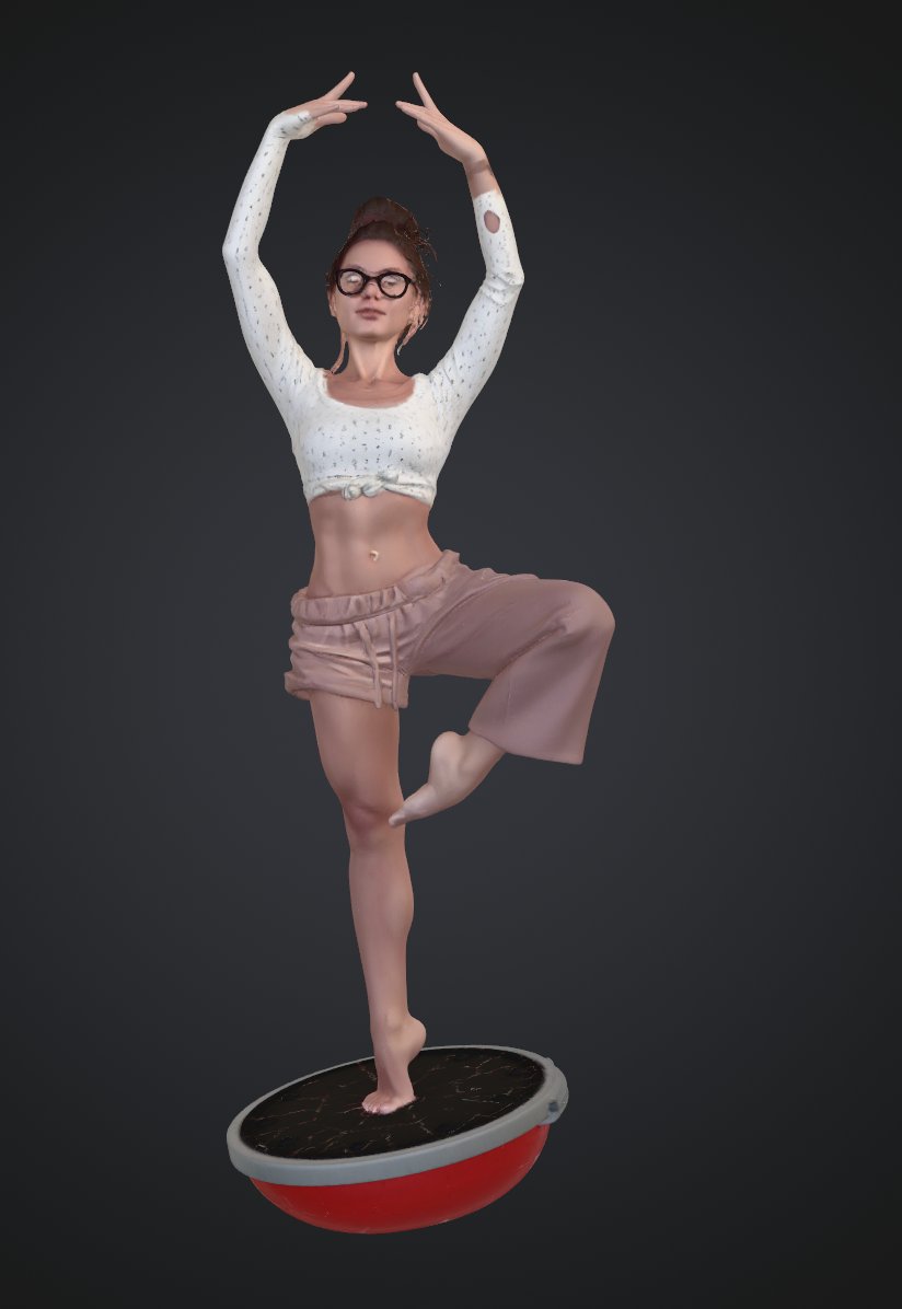 Figurine danseuse imprimée en 3D